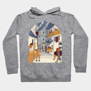 Old Delhi with color Hoodie